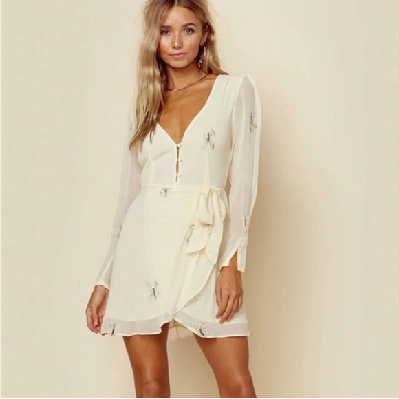 FOR LOVE & LEMONS SCORPION DRESS FREE PEOPLE REVOLVE STONE COLD FOX PLANET BLUE - Picture 12 of 14